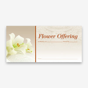 Premium Easter Flower Offering Envelopes