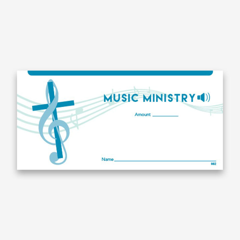 Music Ministry Offering Envelopes