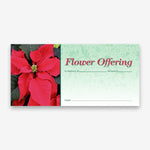 Premium Christmas Flowers Envelope